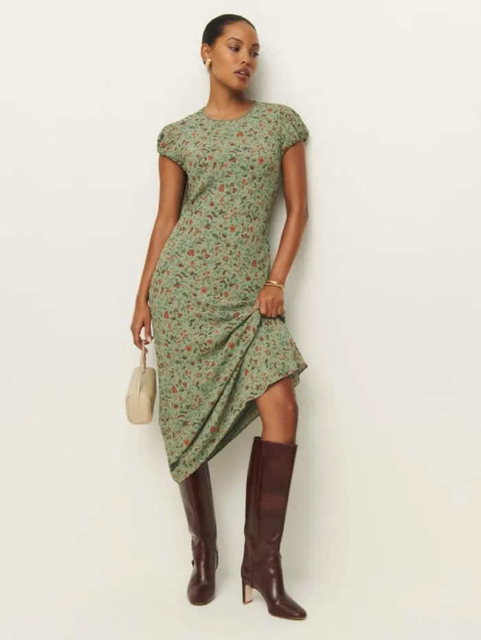 The Reformation Leana Dress Ponderosa 8211 Clothing