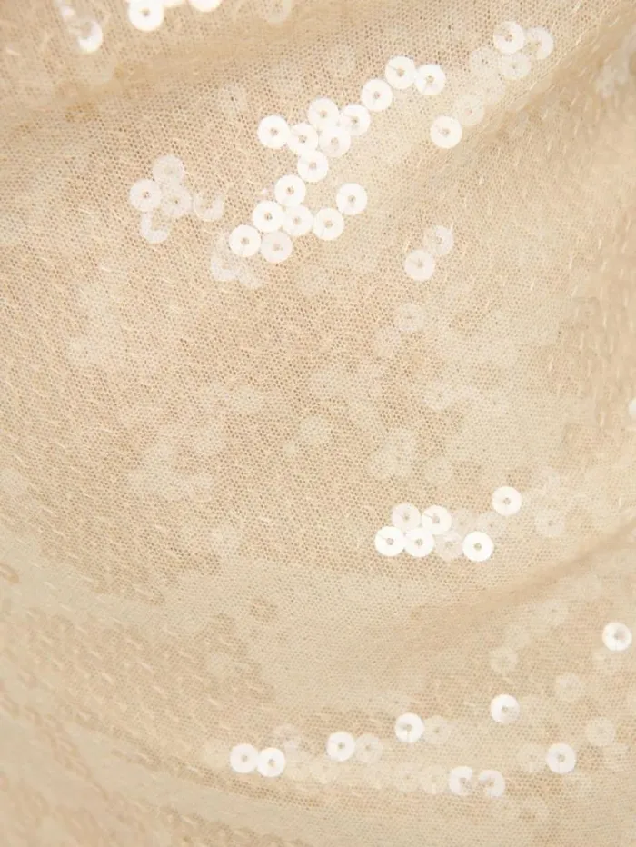 The Reformation Lisa Knit Top Ivory Sequin 8211 Clothing