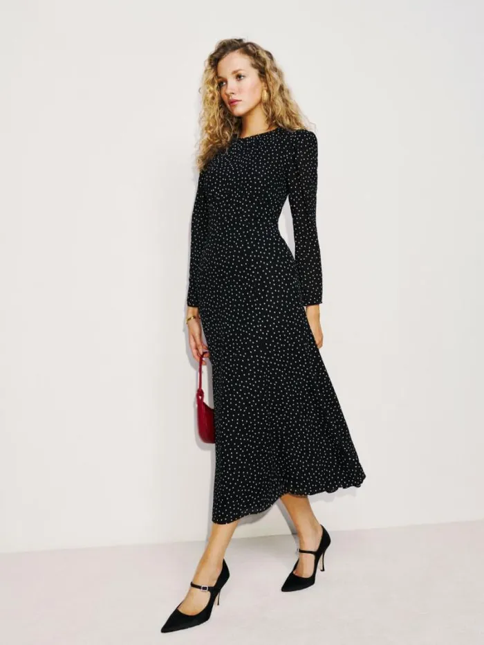 The Reformation Lysander Dress Selene 8211 Clothing