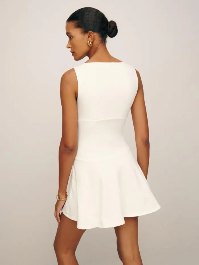 The Reformation Mayve Knit Dress Fior Di Latte 8211 Clothing