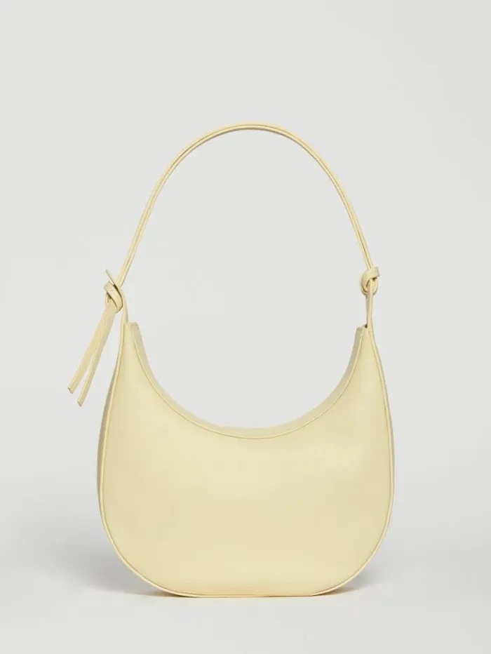The Reformation Medium Rosetta Shoulder Bag Parmesan 8211 Bags
