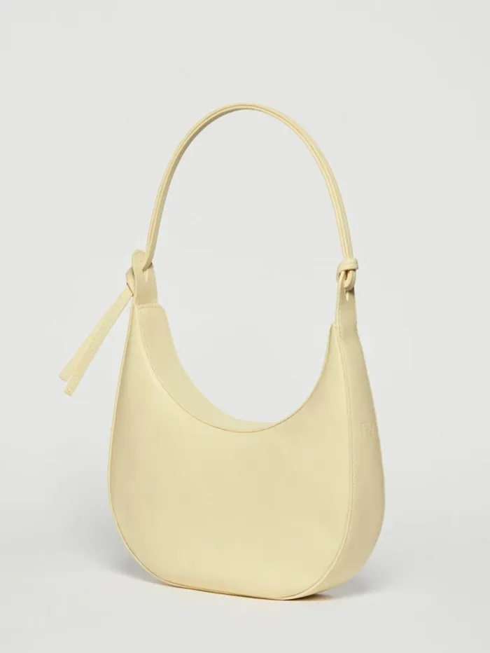 The Reformation Medium Rosetta Shoulder Bag Parmesan 8211 Bags