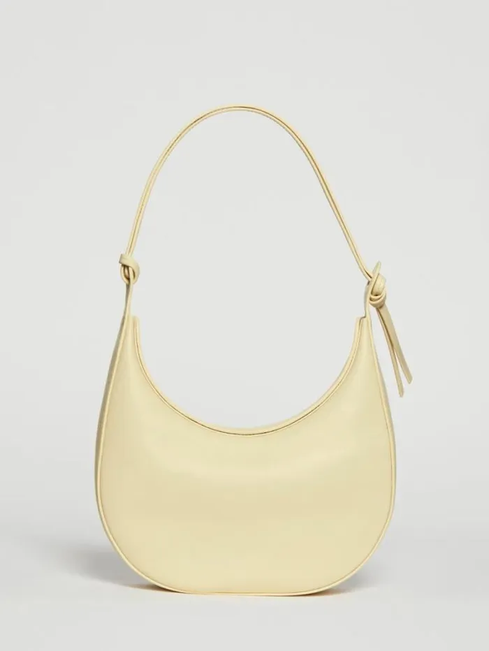 The Reformation Medium Rosetta Shoulder Bag Parmesan 8211 Bags