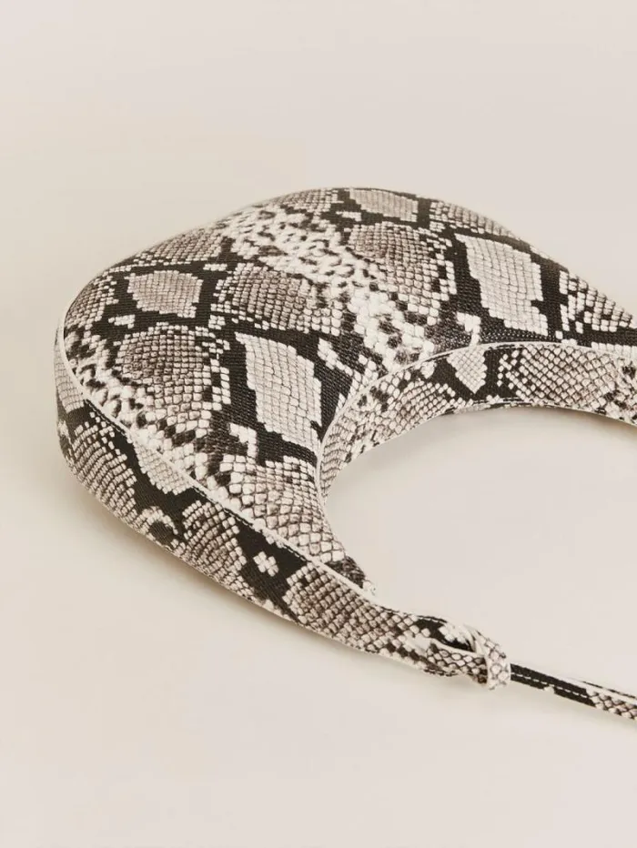 The Reformation Medium Rosetta Shoulder Bag Roccia Snake 8211 Bags