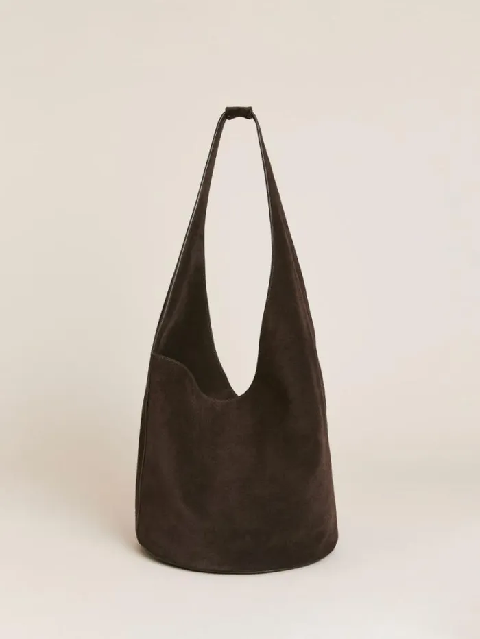 The Reformation Medium Silvana Bucket Bag Boss Suede 8211 Bags