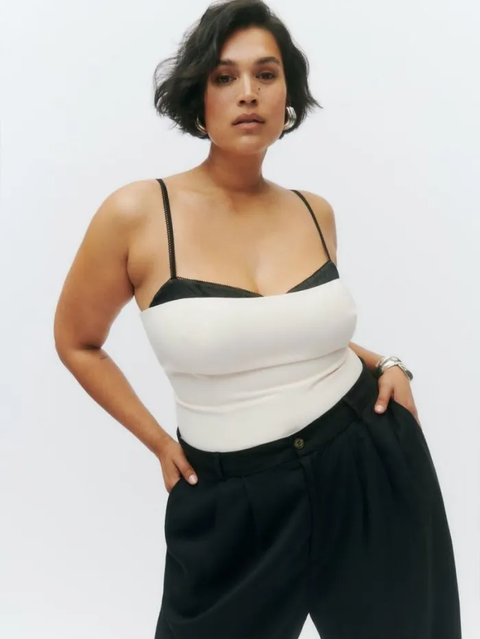 The Reformation Melanie Top Es Ivory 8211 Clothing