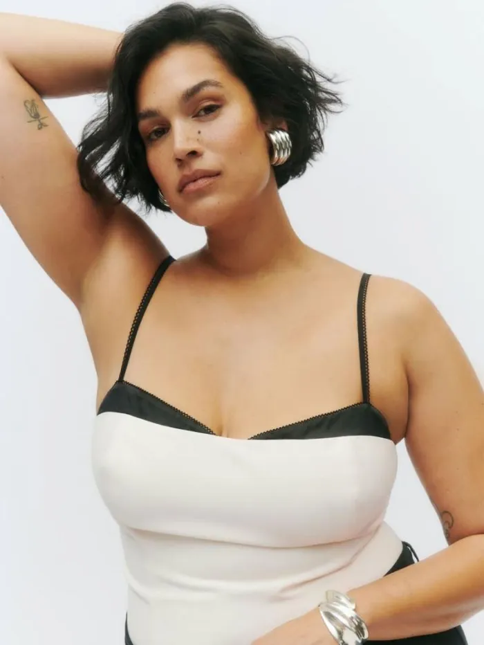 The Reformation Melanie Top Es Ivory 8211 Clothing