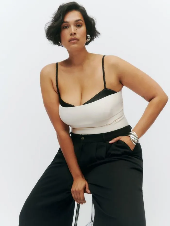 The Reformation Melanie Top Es Ivory 8211 Clothing