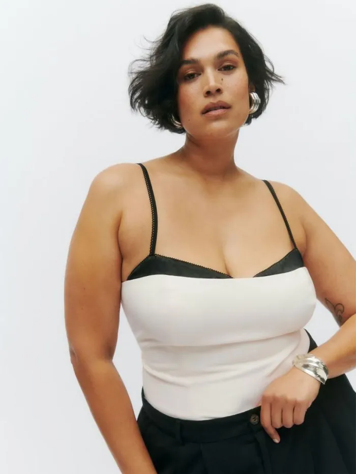 The Reformation Melanie Top Es Ivory 8211 Clothing