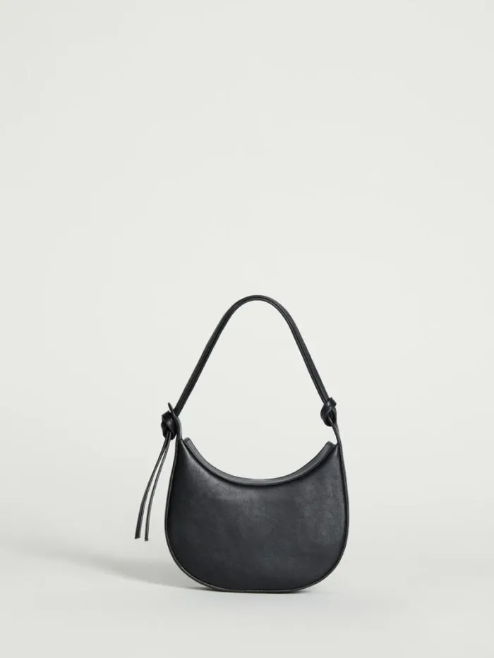 The Reformation Mini Rosetta Shoulder Bag Black Leather 8211 Bags