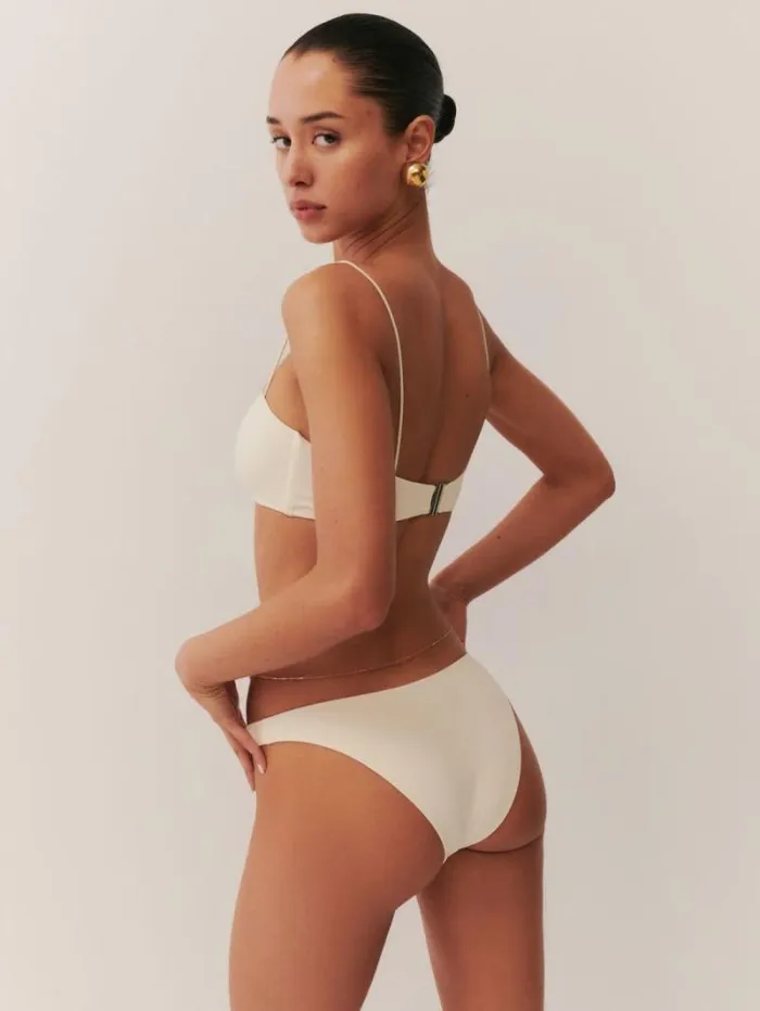 The Reformation Monaco Bikini Top Fior Di Latte 8211 Clothing