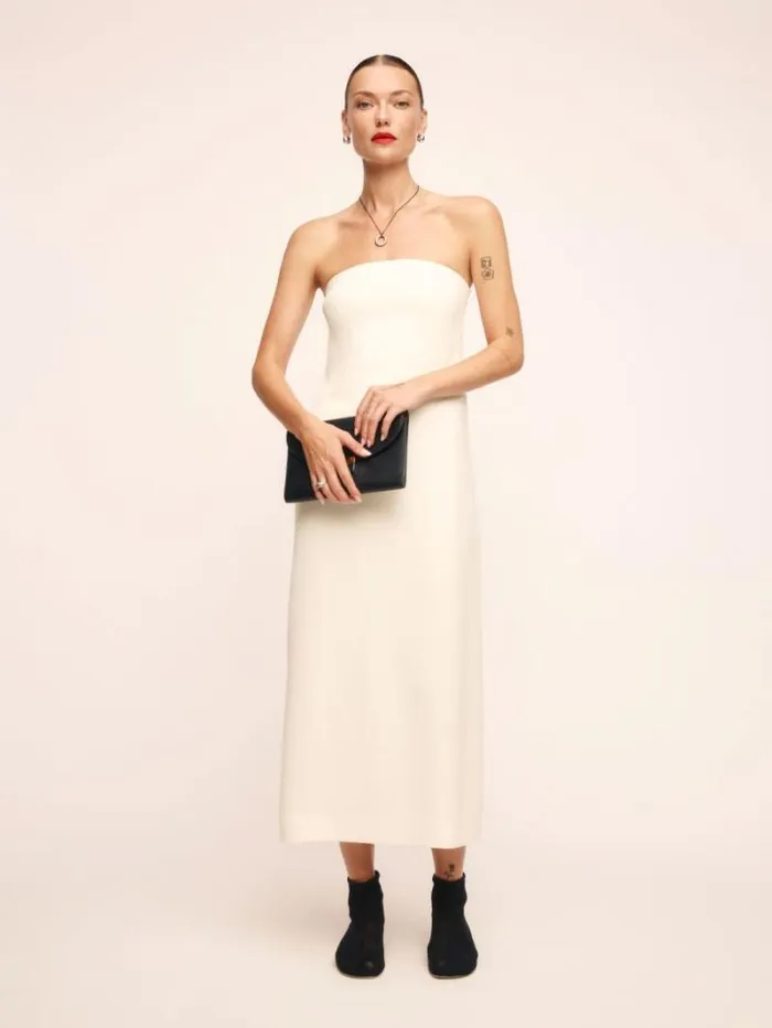 The Reformation Nino Dress Fior Di Latte 8211 Clothing