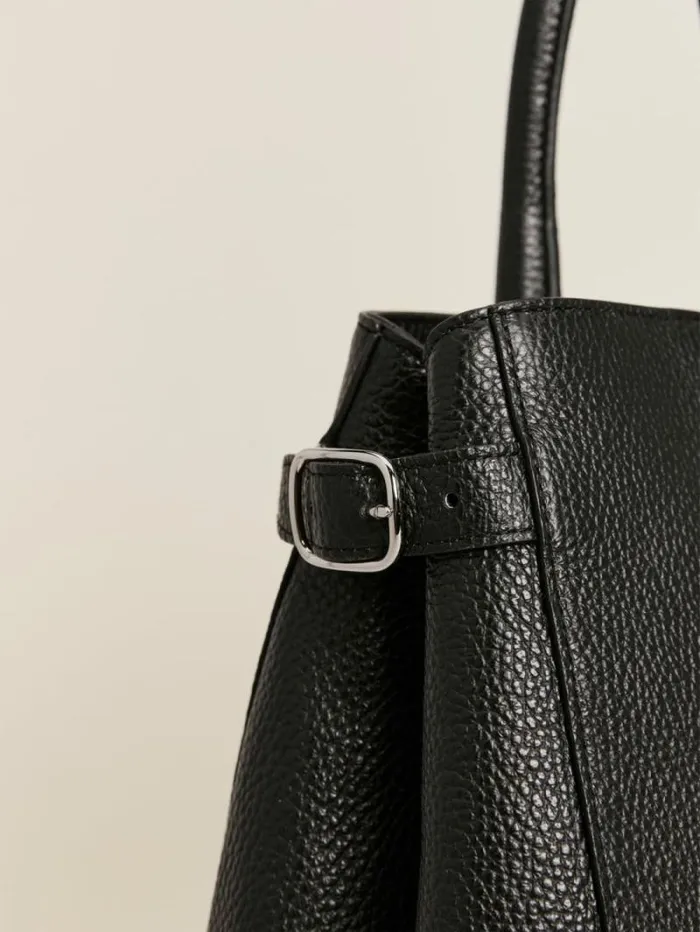 The Reformation Oversized Patrizia Bag Black Leather 8211 Bags