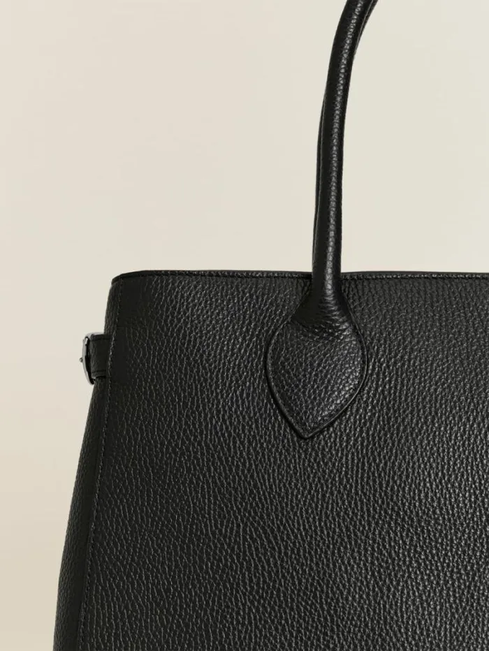 The Reformation Oversized Patrizia Bag Black Leather 8211 Bags
