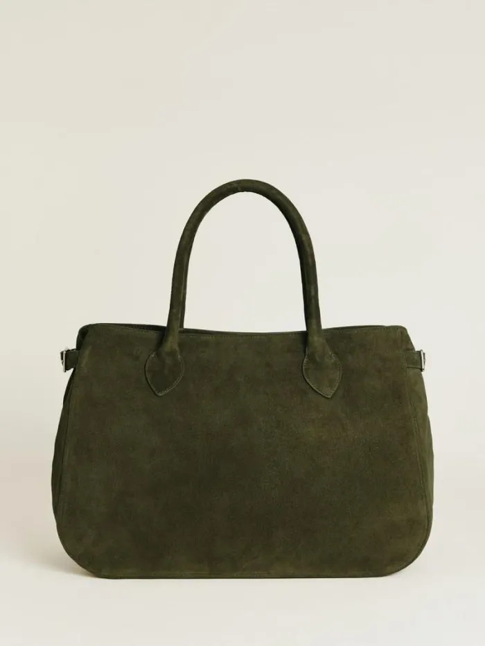 The Reformation Oversized Patrizia Bag Leccio Suede 8211 Bags