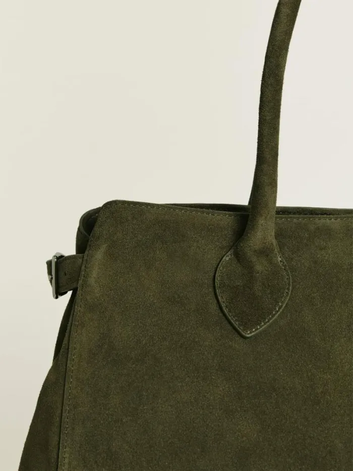 The Reformation Oversized Patrizia Bag Leccio Suede 8211 Bags