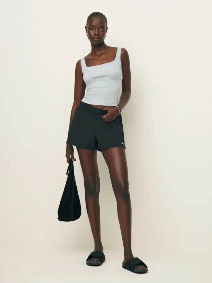 The Reformation Patagonia Barely Baggies Shorts Black 8211 Clothing