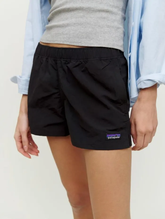 The Reformation Patagonia Barely Baggies Shorts Black 8211 Clothing