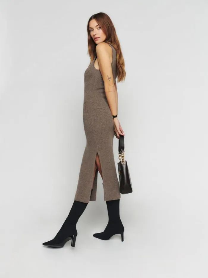 The Reformation Rosa Stretch Knee Boot Black 8211 Shoes