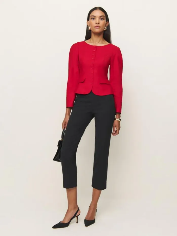 The Reformation Sarai Top Lipstick 8211 Clothing