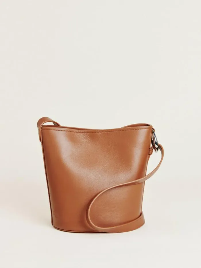 The Reformation Seleena Small Bucket Bag Lido Leather 8211 Bags
