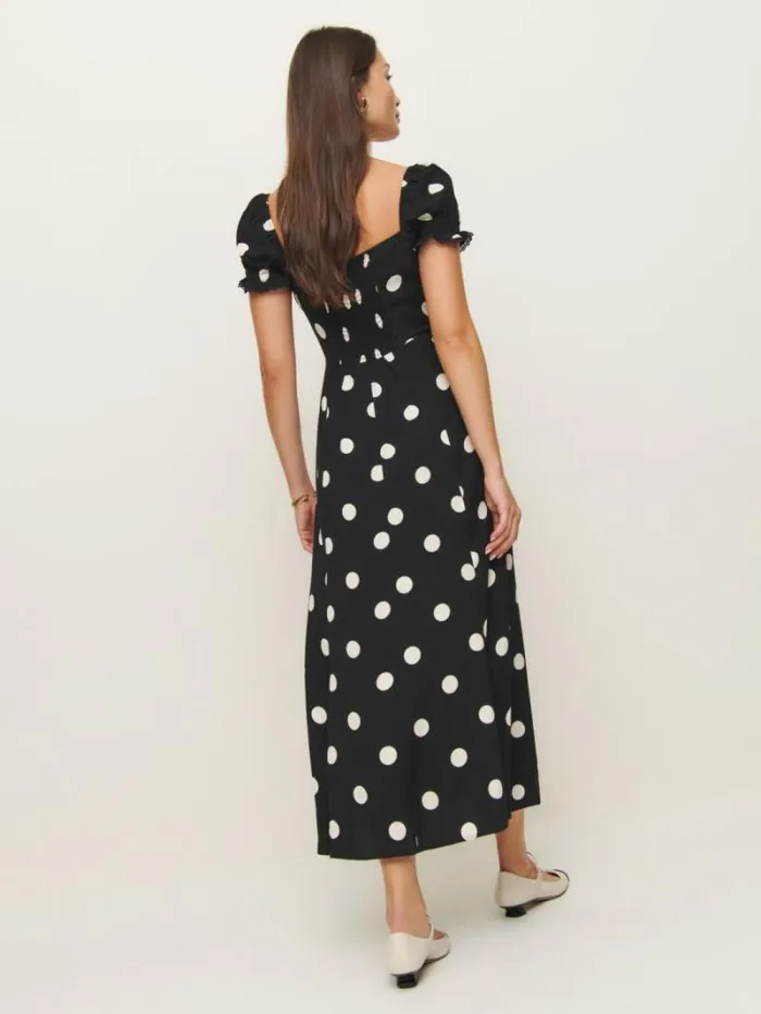 The Reformation Shyla Dress Moon Dot 8211 Clothing