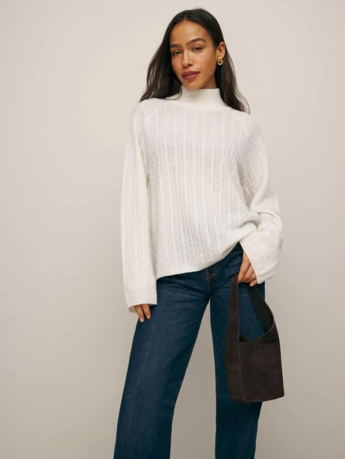 The Reformation Small Silvana Bucket Bag Boss Suede 8211 Bags