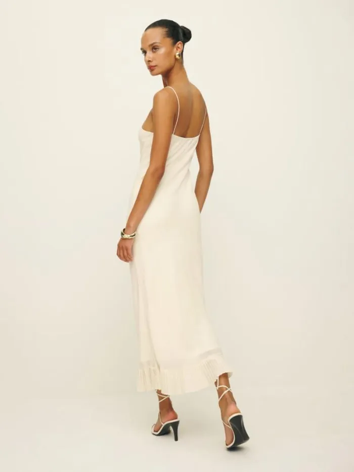 The Reformation Suki Dress Fior Di Latte 8211 Clothing