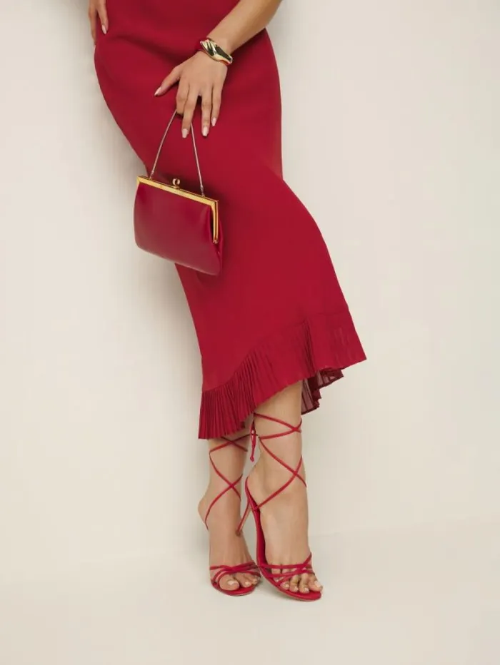 The Reformation Suki Dress Sangre 8211 ClothingWeddings