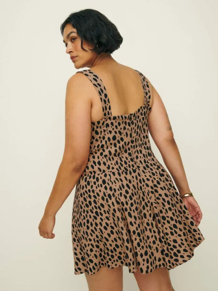 The Reformation Valencio Dress Es Bobcat 8211 Clothing