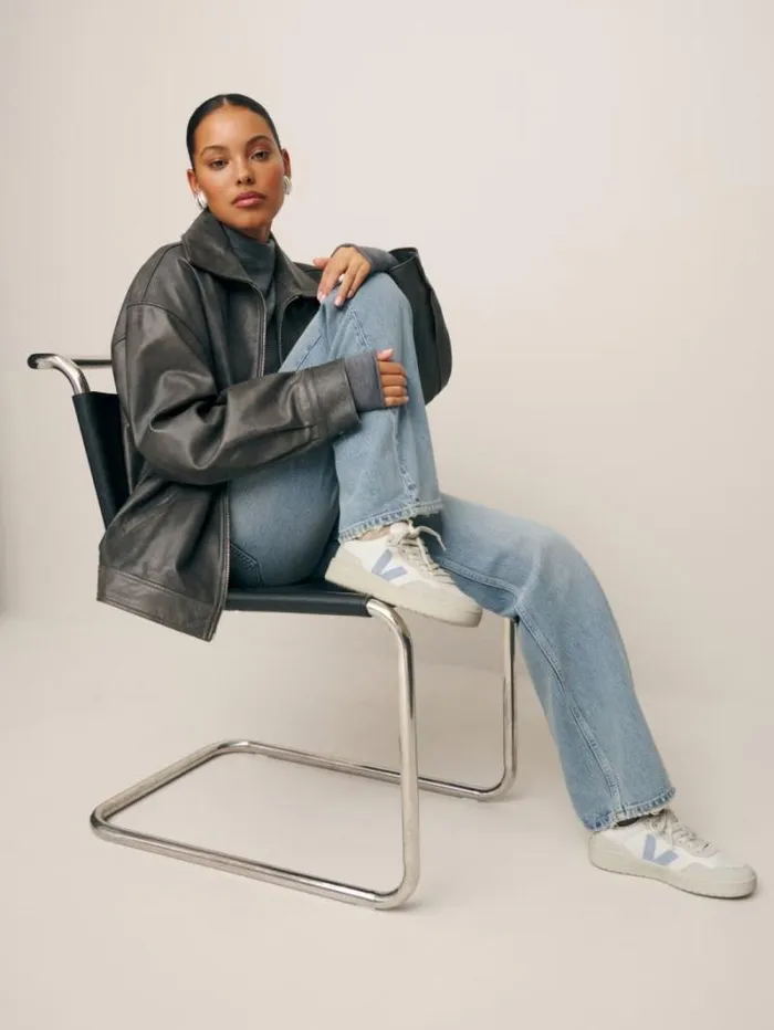 The Reformation Veja V90 Sneaker Extra White Steel 8211 Shoes