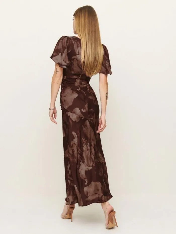 The Reformation Vida Satin Dress Siena 8211 ClothingWeddings