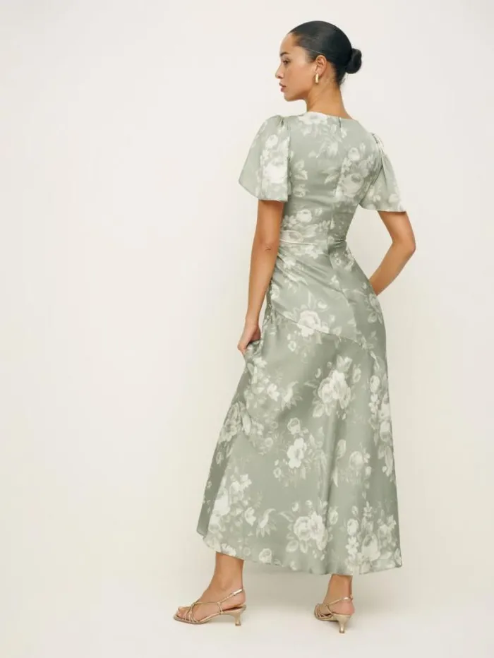 The Reformation Vida Satin Dress Vendela 8211 ClothingWeddings