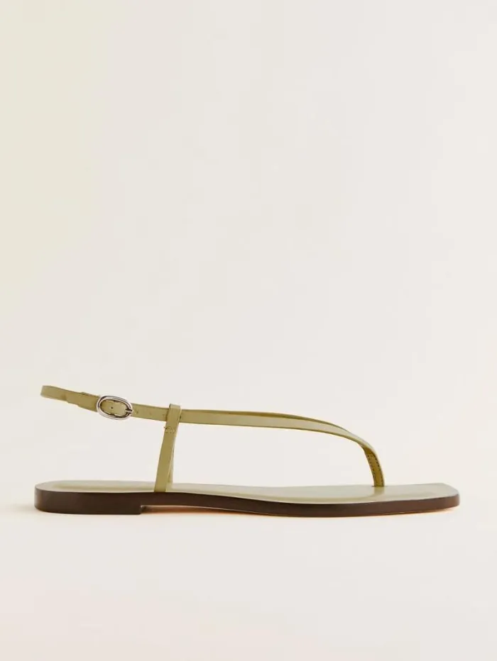 The Reformation Vincenza Thong Sandal Cerignola Leather 8211 Shoes