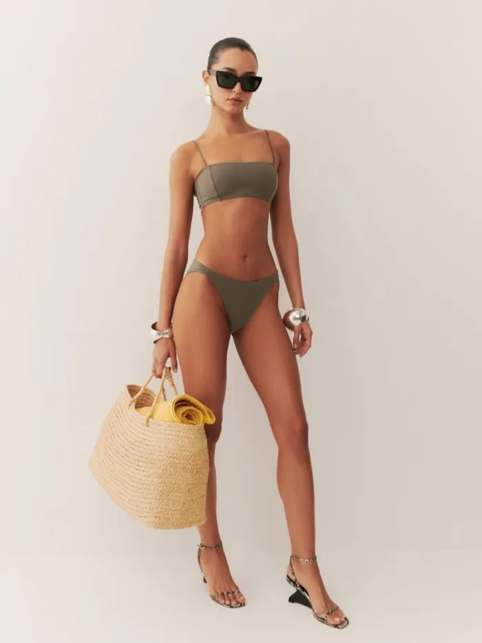 The Reformation Volta Bikini Bottom Morel 8211 Clothing