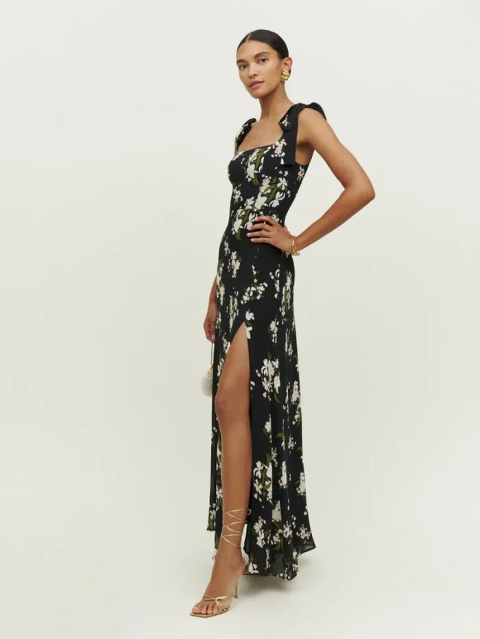 The Reformation Westerly Dress Orchids 8211 Weddings