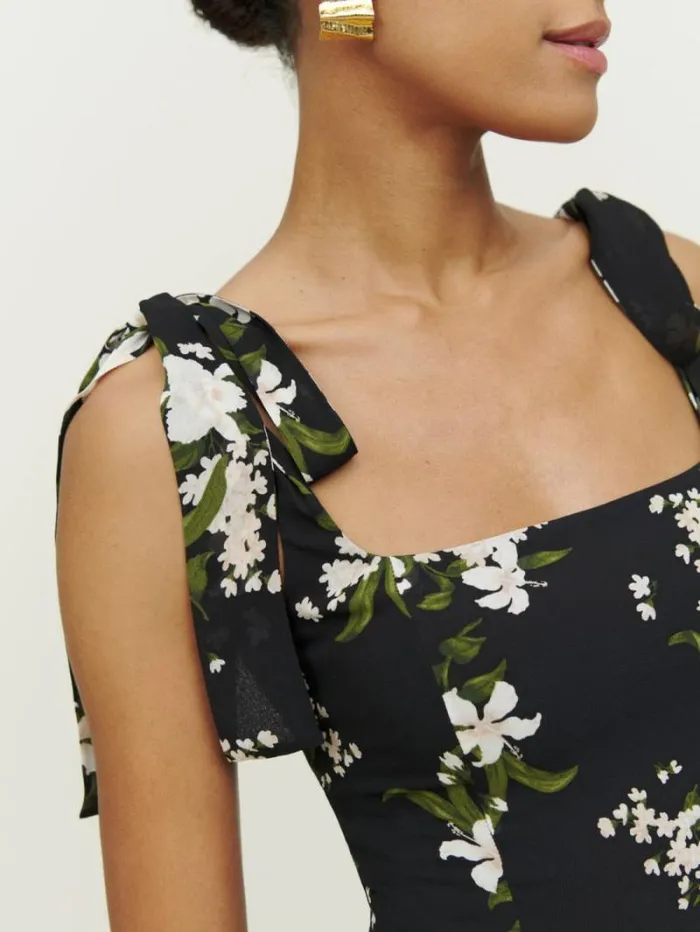 The Reformation Westerly Dress Orchids 8211 Weddings
