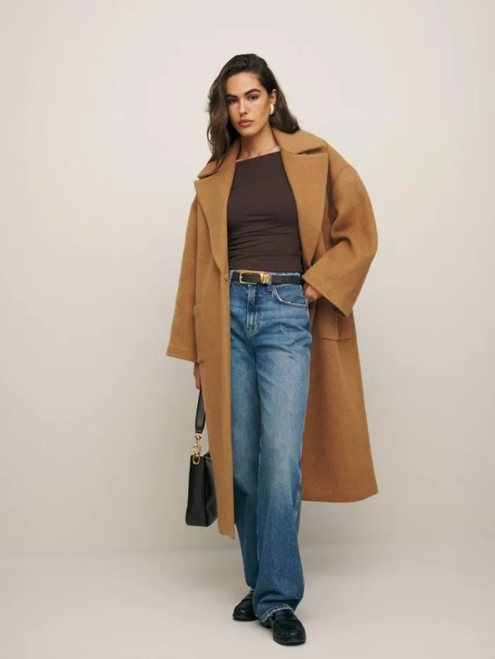 The Reformation Wiley Knit Top Mole 8211 Clothing