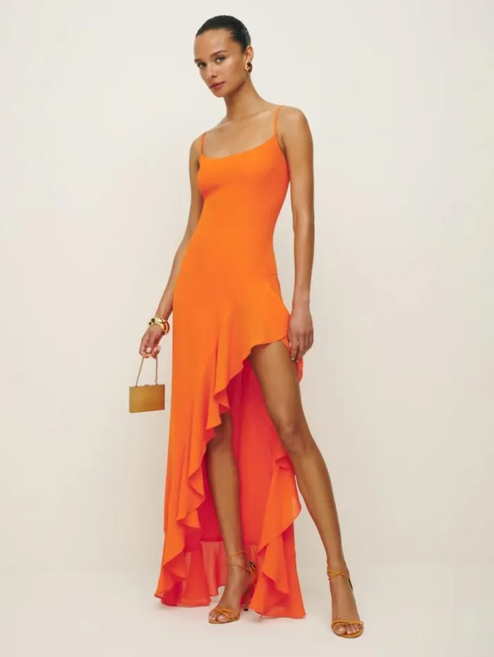 The Reformation Winola Dress Citrus 8211 Weddings