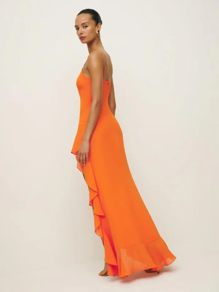 The Reformation Winola Dress Citrus 8211 Weddings