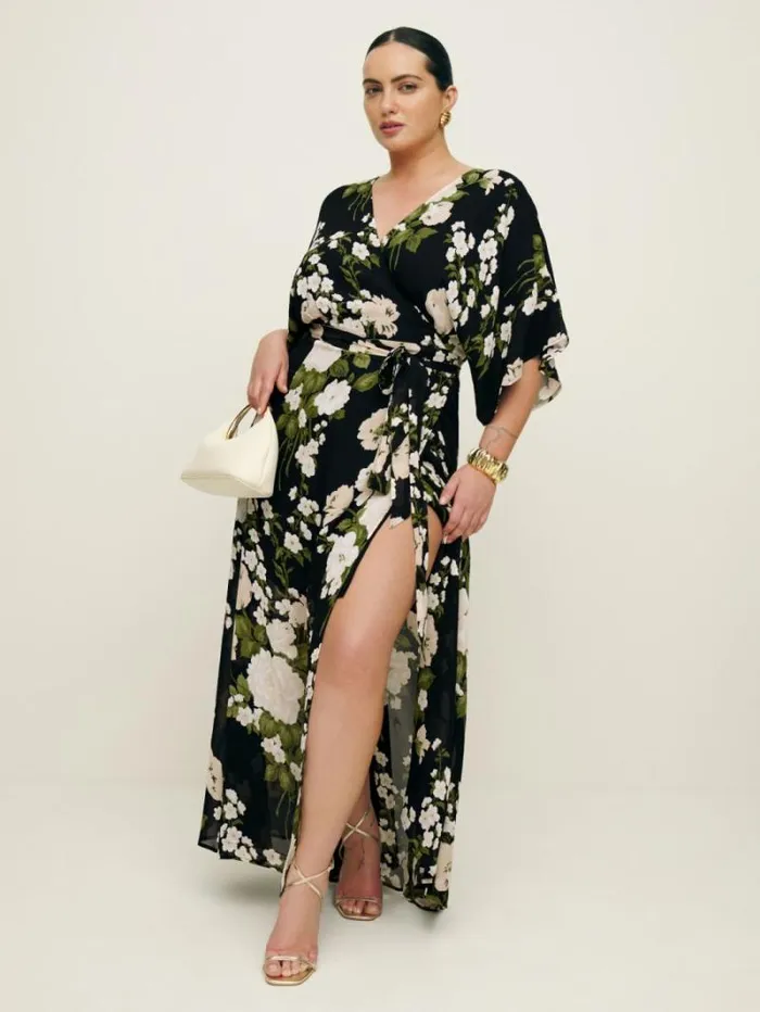 The Reformation Winslow Dress Es Raven 8211 ClothingWeddings