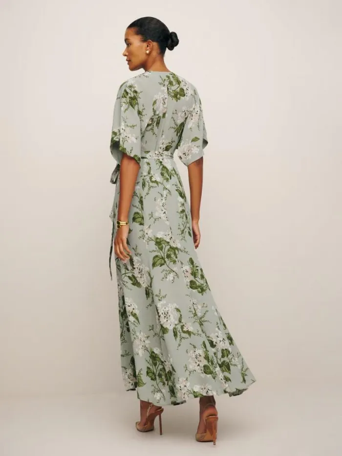 The Reformation Winslow Dress Tea Garden 8211 ClothingWeddings