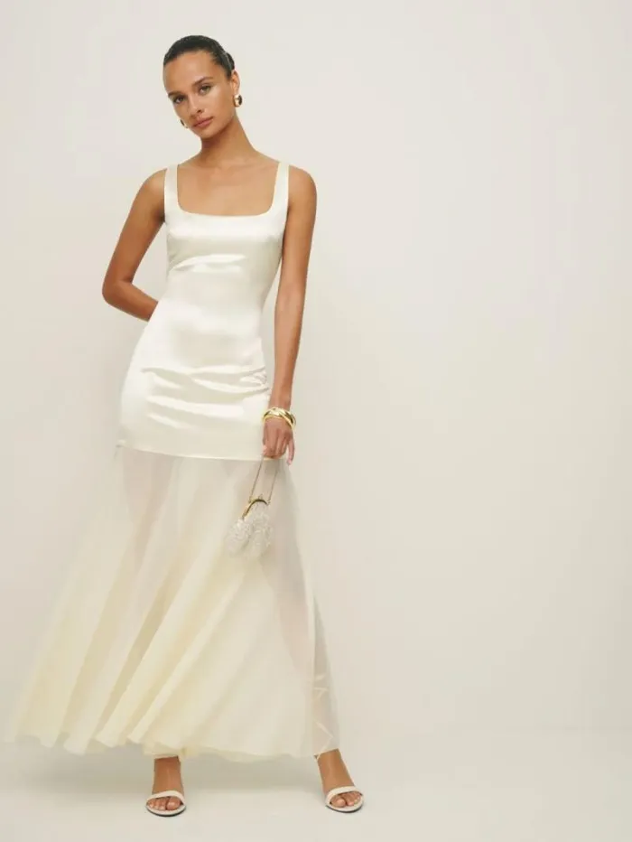 The Reformation Zaire Dress Ivory 8211 Weddings
