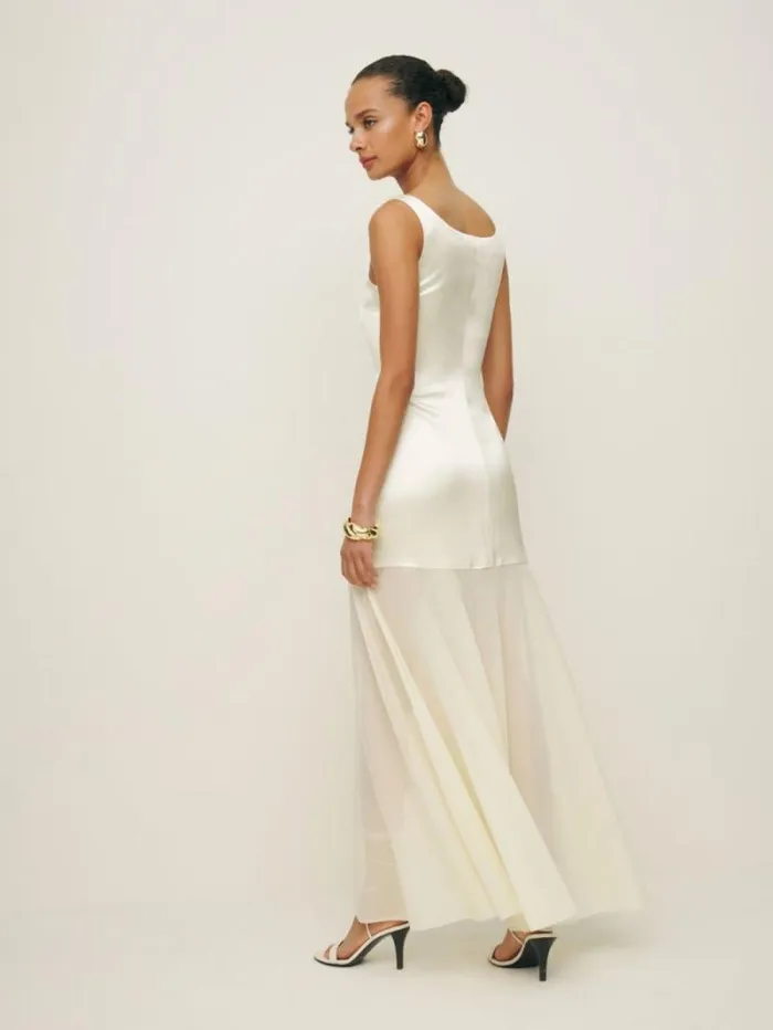 The Reformation Zaire Dress Ivory 8211 Weddings