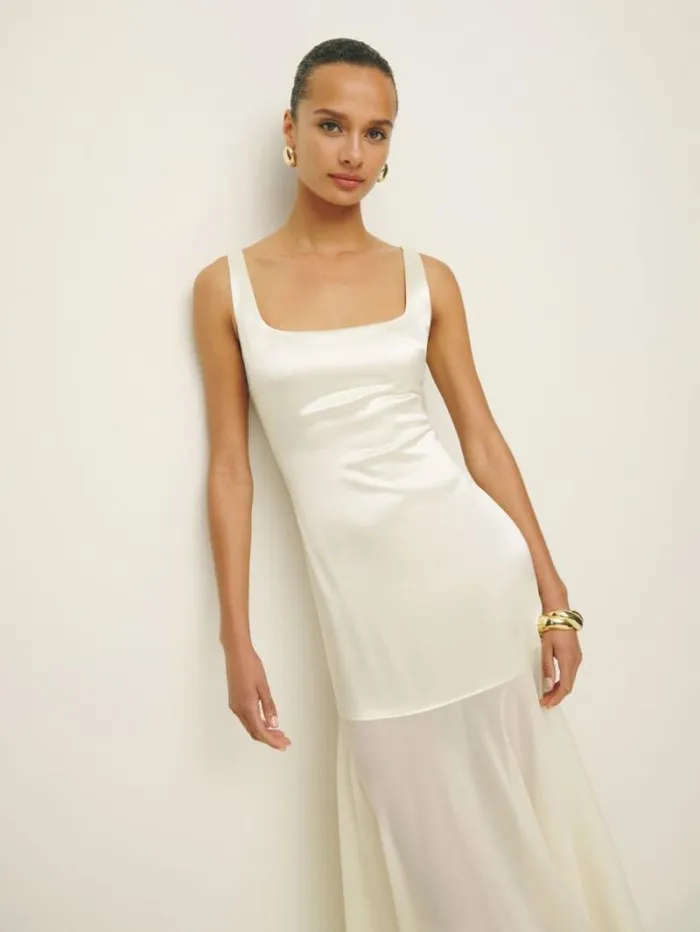 The Reformation Zaire Dress Ivory 8211 Weddings