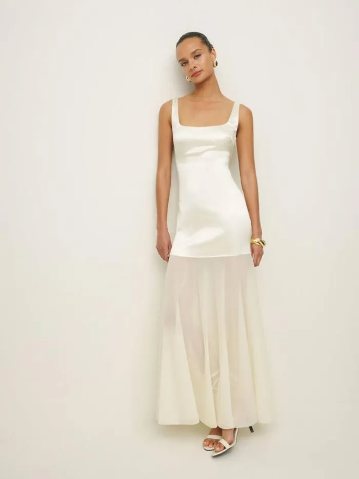 The Reformation Zaire Dress Ivory 8211 Weddings