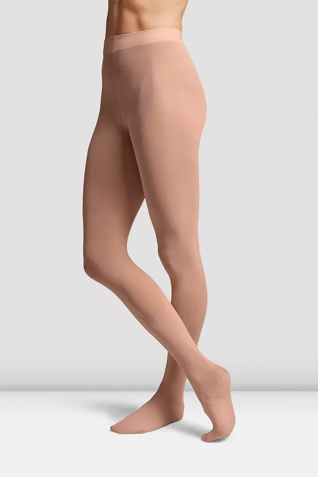 Tights Bloch Accessories Girls Footed Tights Suntan