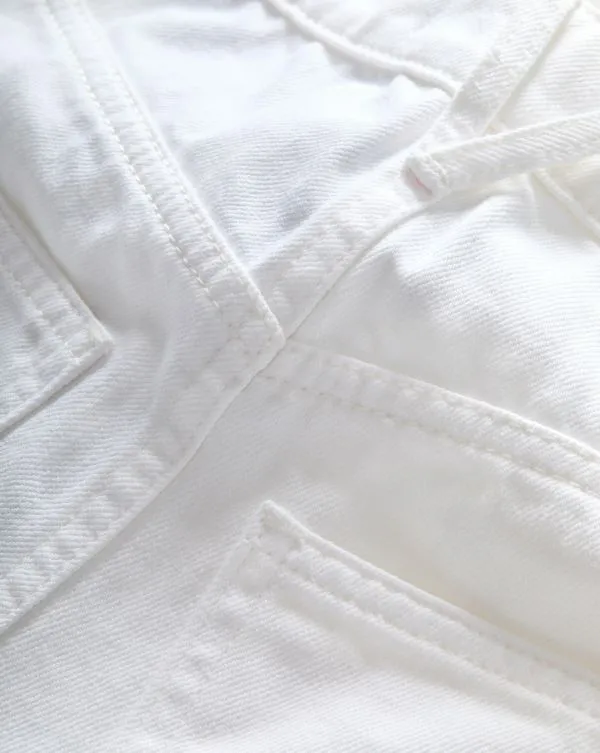 Timmi Denim Short With Patch Pockets White Women Veronica Beard Skirts and Shorts Timmi Denim Short With Patch Pockets White Women Veronica Beard Skirts and Shorts