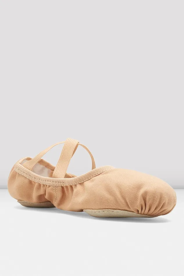 Tonal Footwear Adult Mens Performa Stretch Canvas Ballet Shoes Sand Canvas Bloch