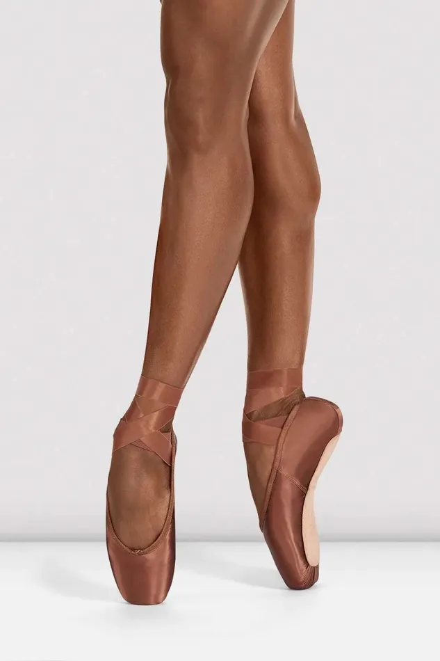 Tonal Pointe Shoes Adult Bloch European Balance Pointe Shoes B29 Satin